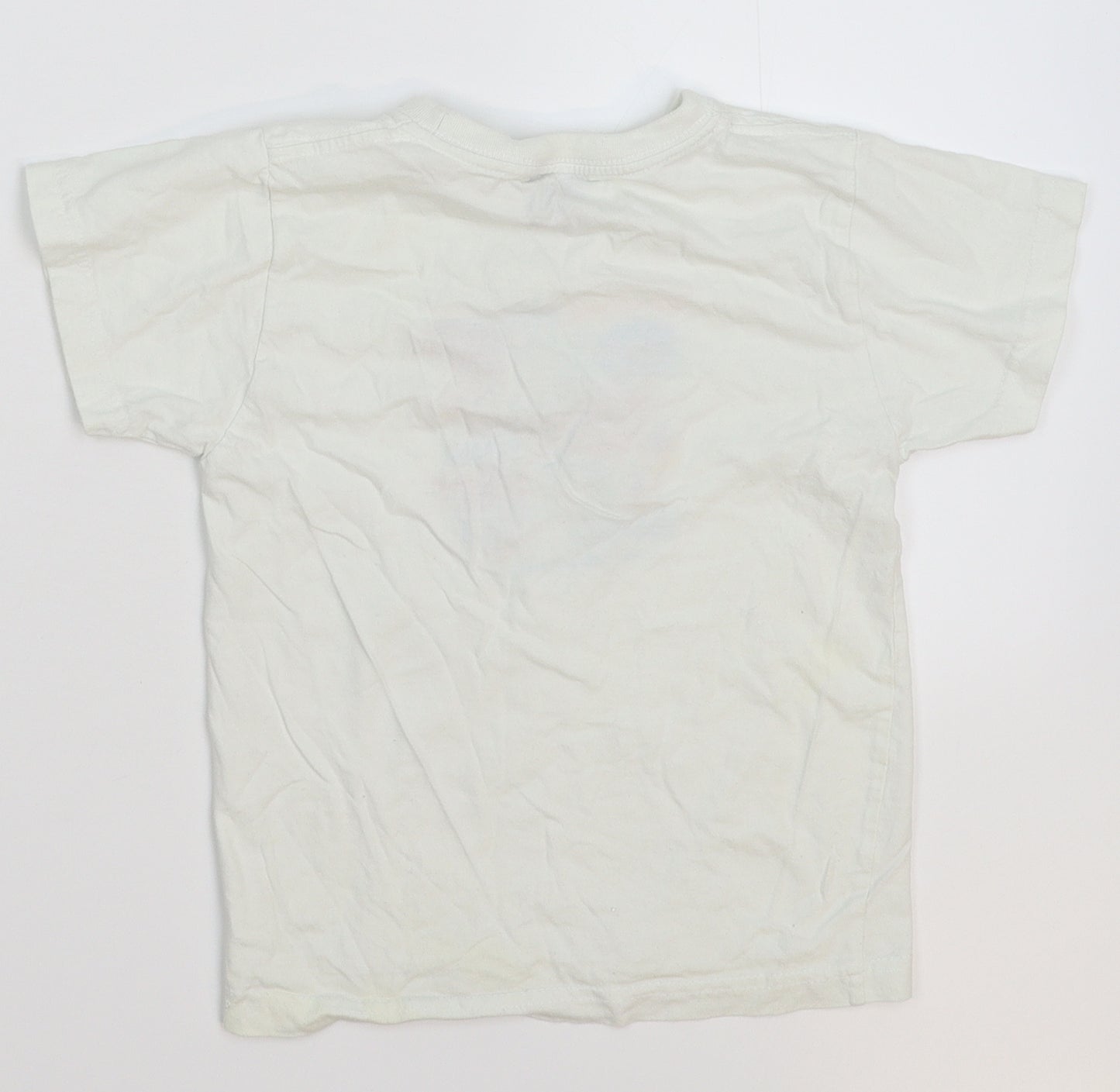 Roly Boys White   Basic T-Shirt Size 4 Years