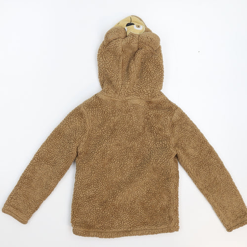 George Boys Grey  Fleece Pullover Hoodie Size 6-7 Years