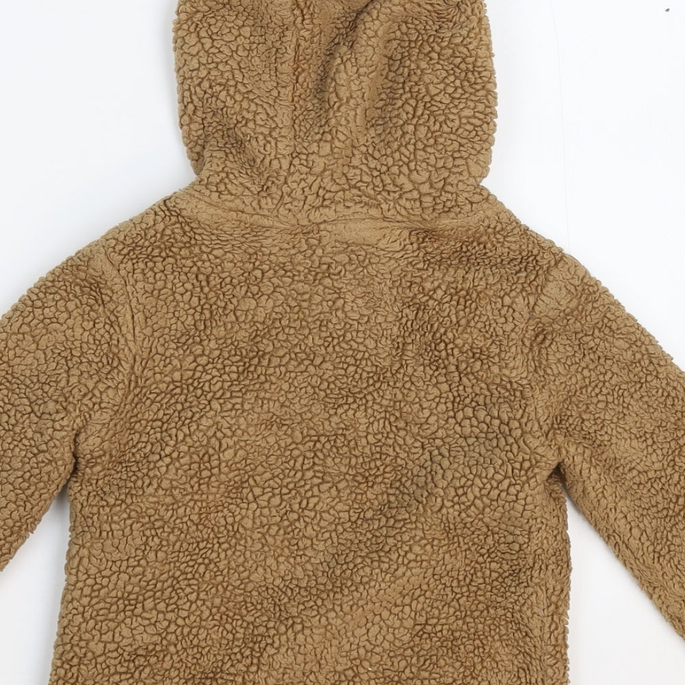 George Boys Grey  Fleece Pullover Hoodie Size 6-7 Years