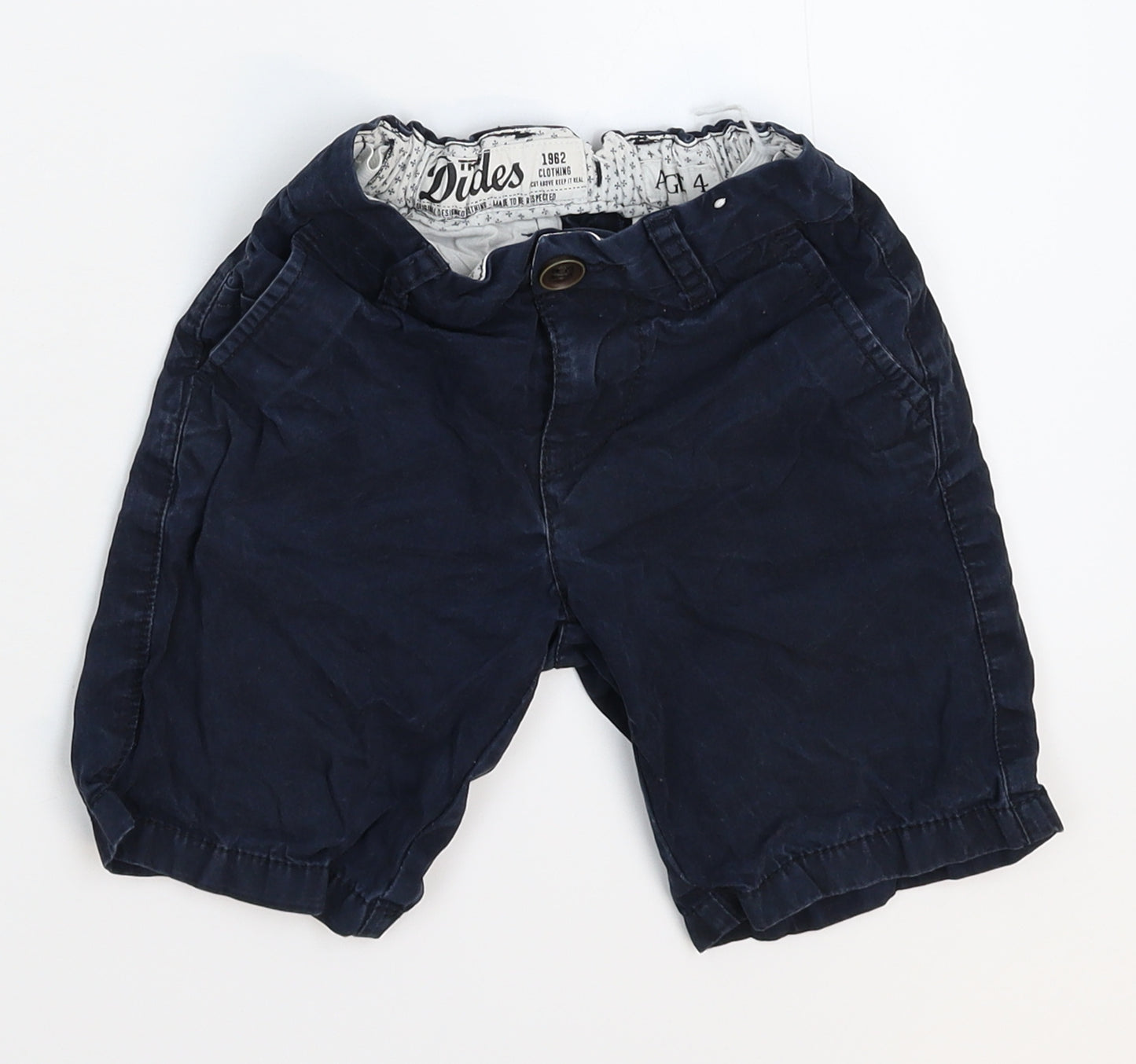Matalan Boys Blue   Chino Shorts Size 4 Years