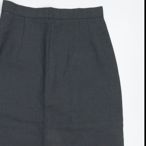 Preworn Womens Grey   Straight & Pencil Skirt Size 30 in