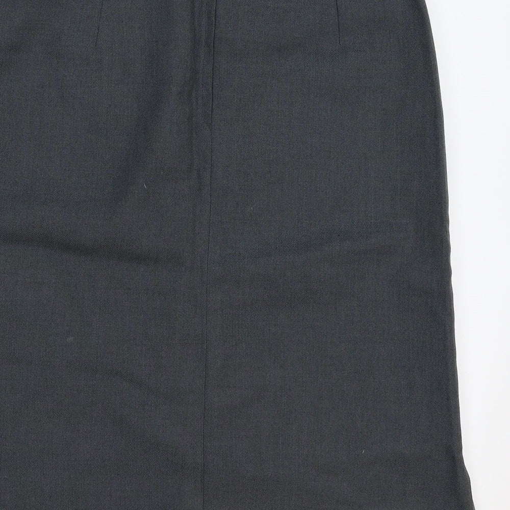 Preworn Womens Grey   Straight & Pencil Skirt Size 30 in
