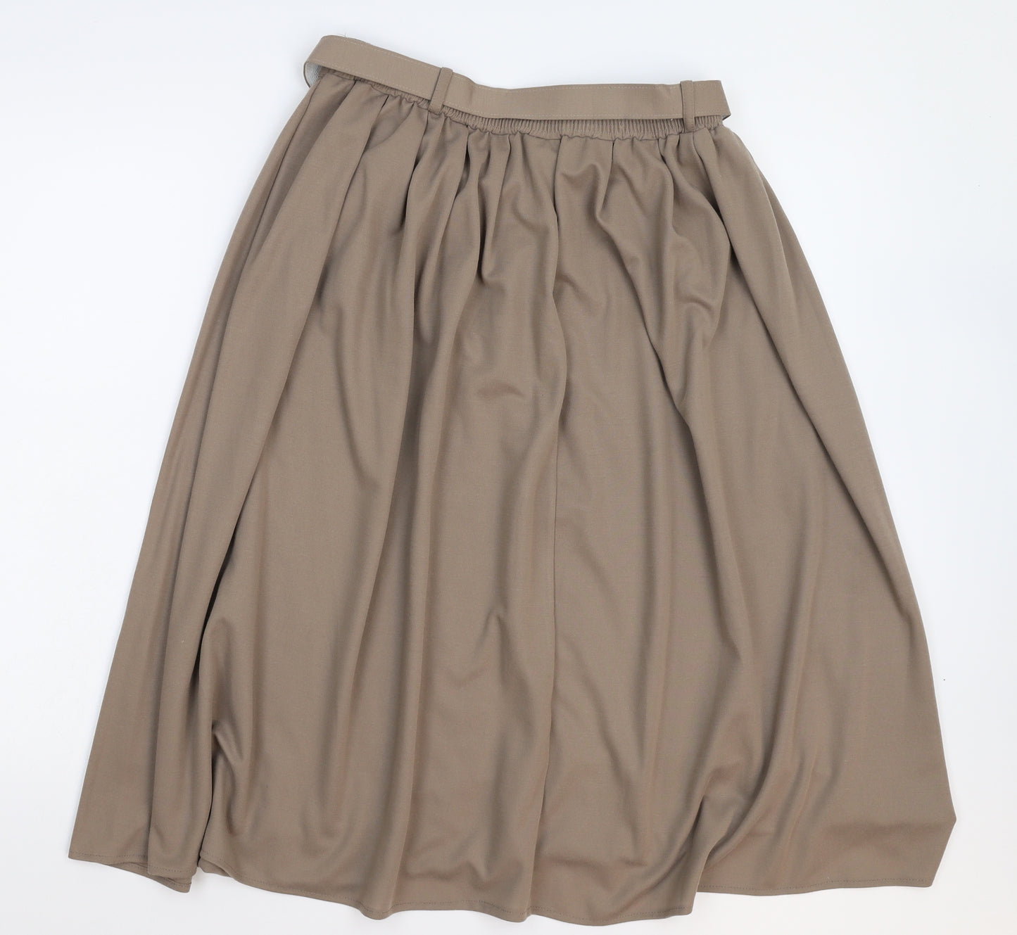 Classic Woman Womens Grey   Flare Skirt Size 16
