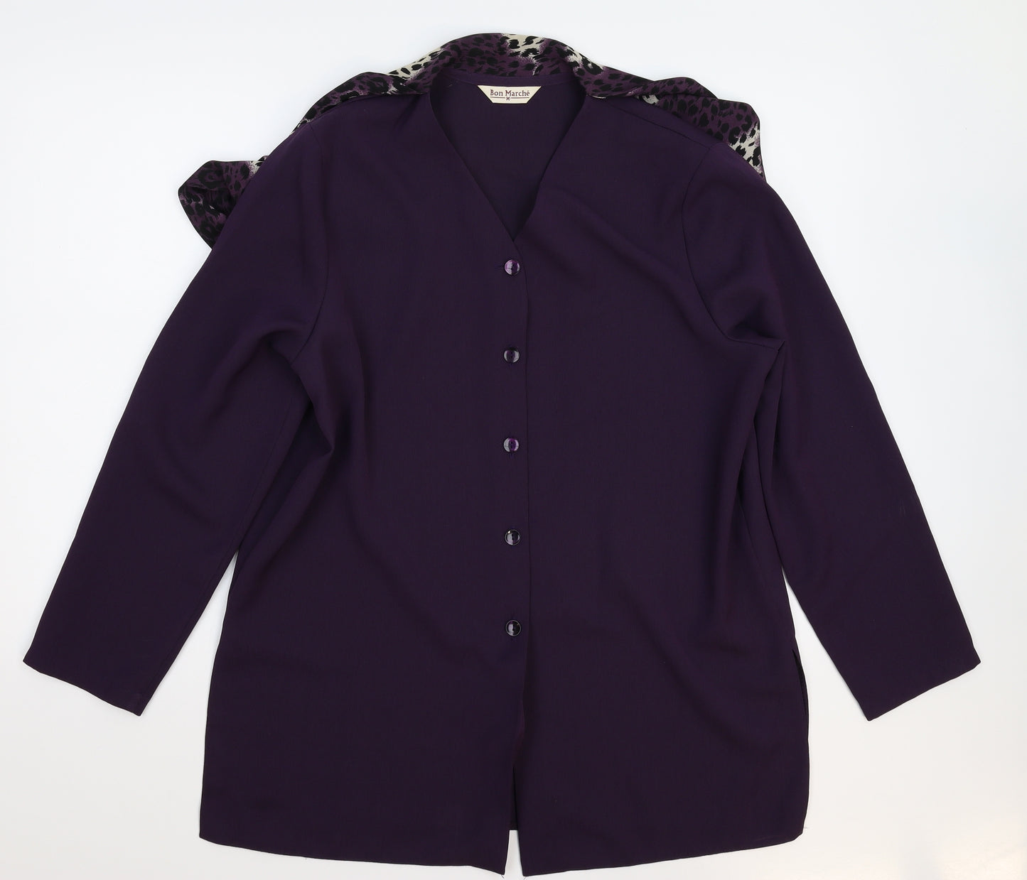 Bonmarché Womens Purple   Jacket Blazer Size 16