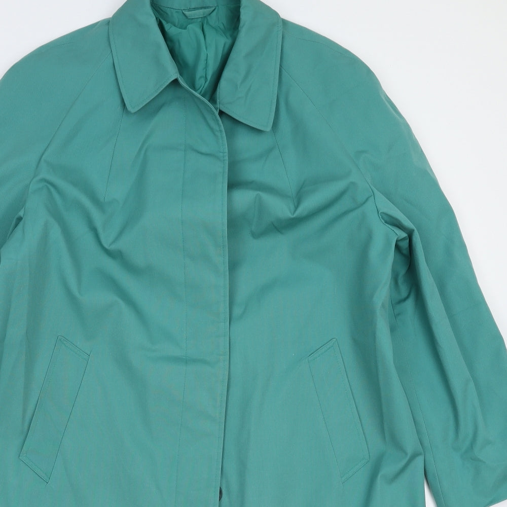 Dannimac Womens Green   Overcoat Coat Size XL