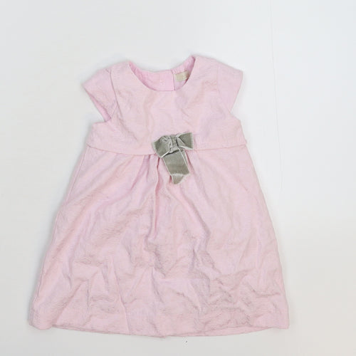 Bambini Girls Pink   Fit & Flare  Size 6-9 Months