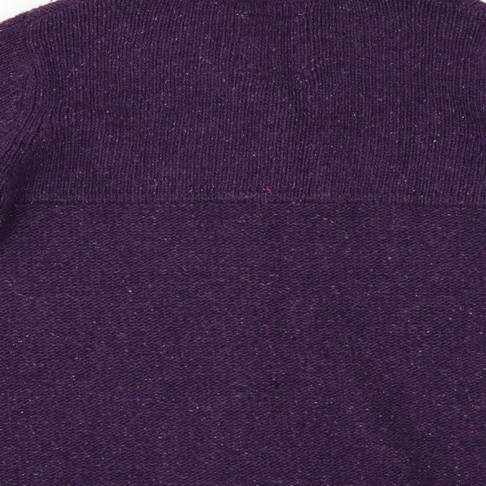 wosley Womens Purple   Cape Jumper Size 12  - Elbow Patches