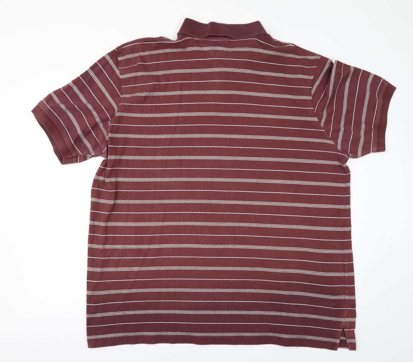 Dunnes Stores Mens Brown Striped   Polo Size XL