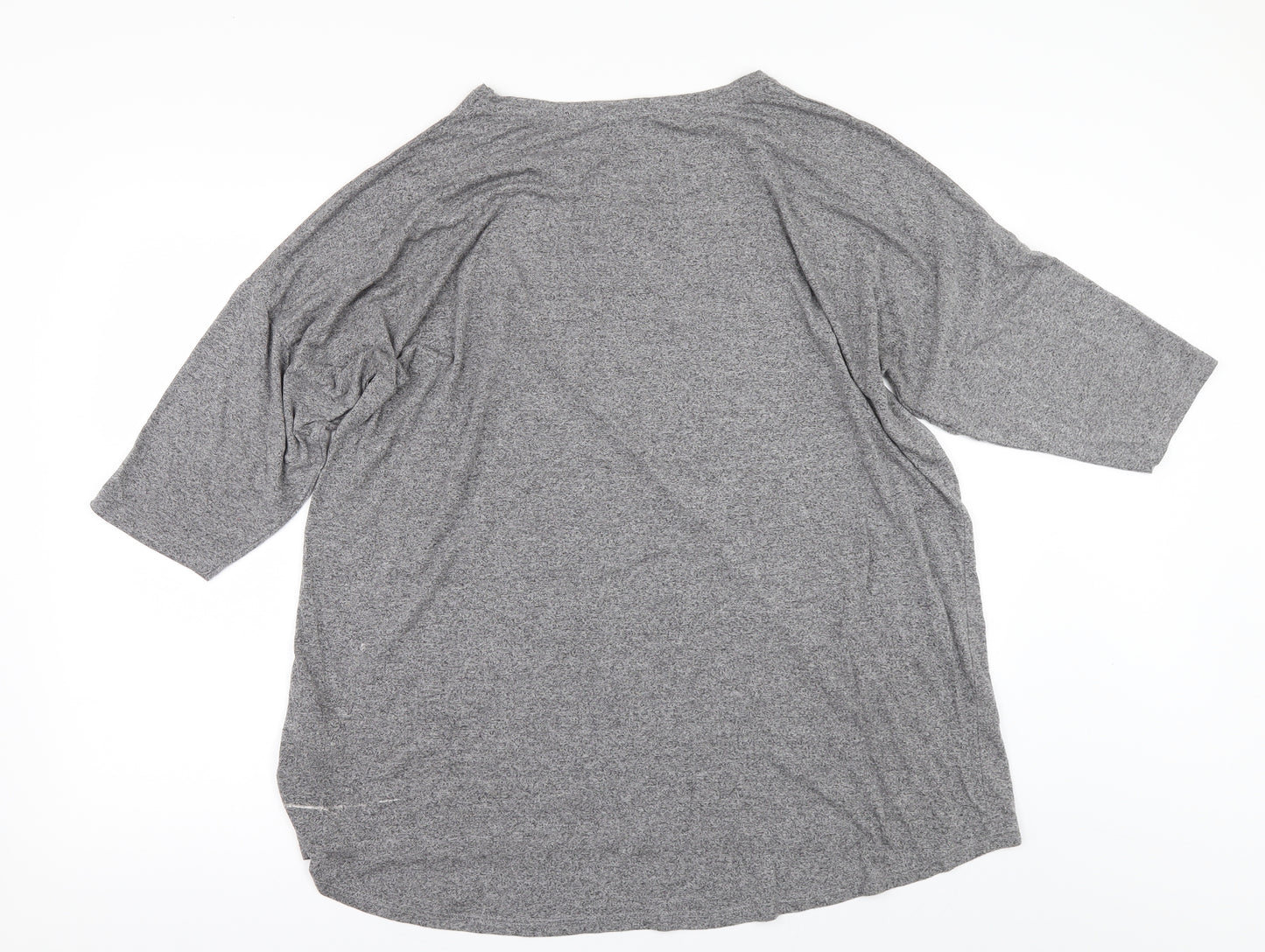 Papaya Womens Grey   Basic T-Shirt Size L