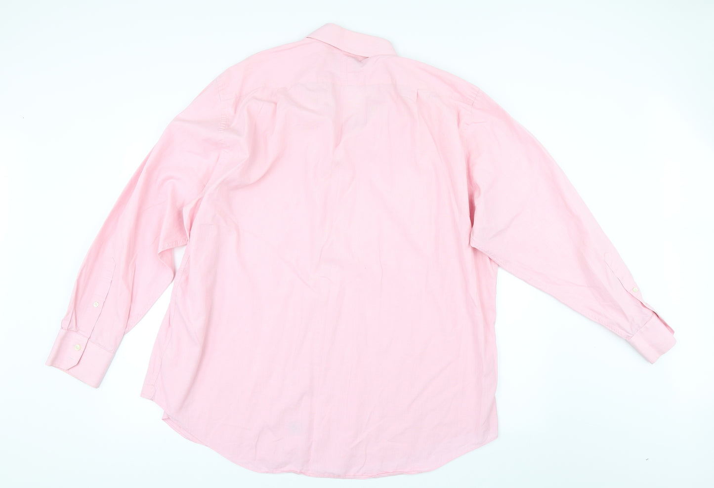 Hawes & Curtis Mens Pink    Button-Up Size 18