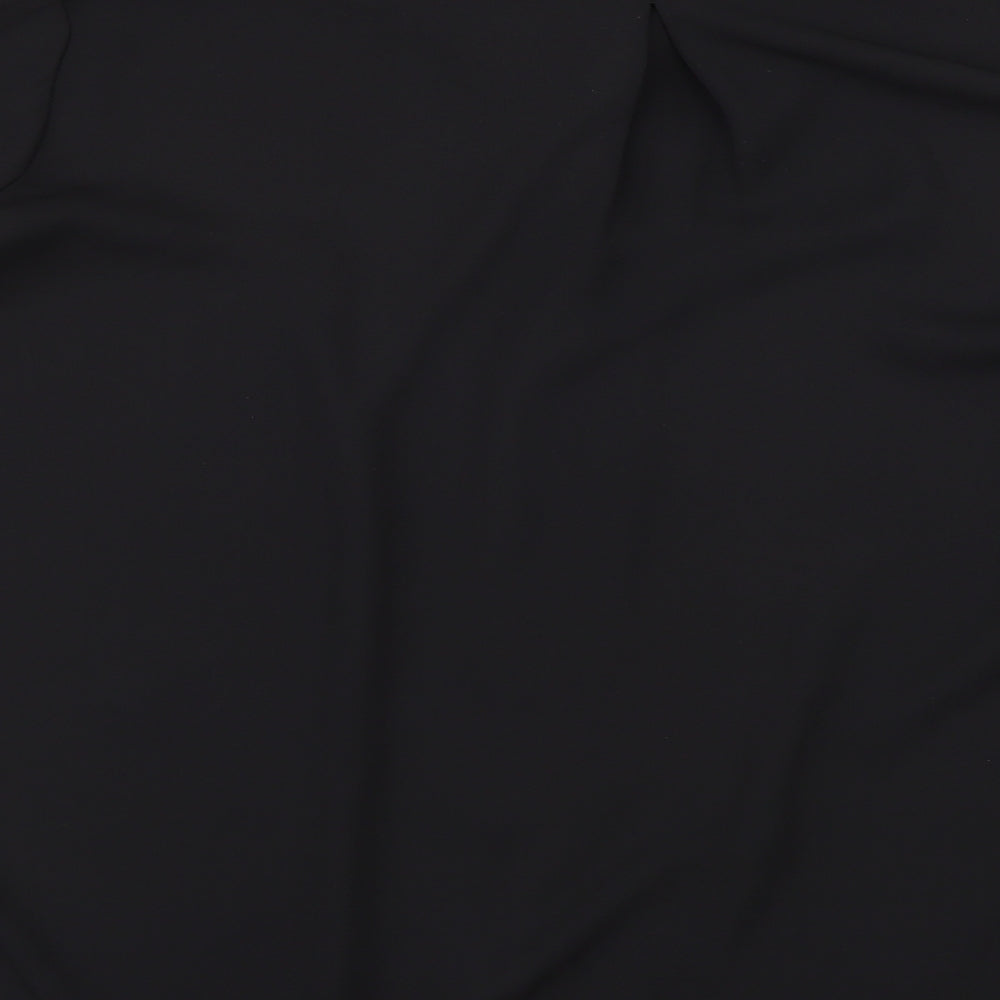 H&M Womens Black   Basic Button-Up Size 10