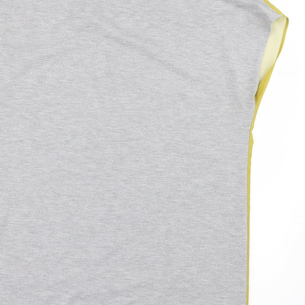 Per Una Womens Green Floral  Basic T-Shirt Size 10