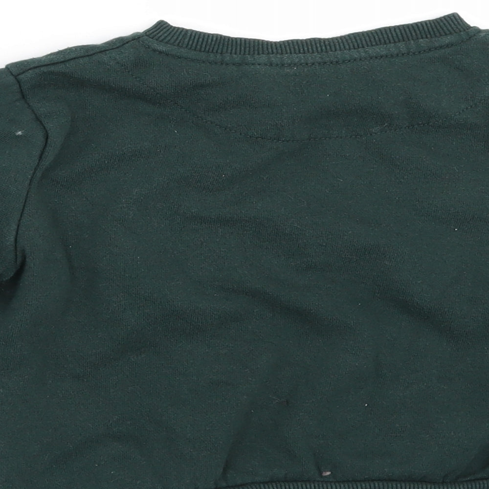 Primark Boys Green   Pullover Sweatshirt Size 2-3 Years  - hero