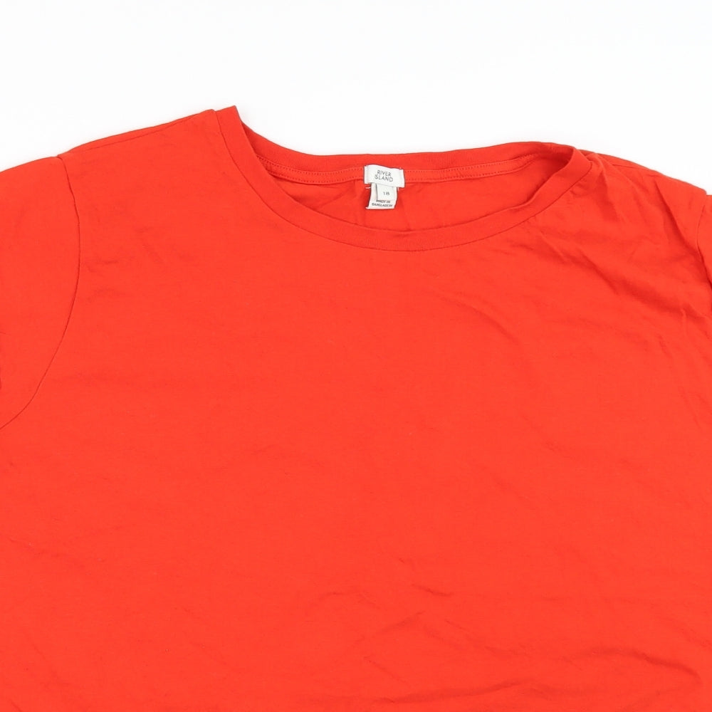 River Island Womens Red   Basic  Size 18