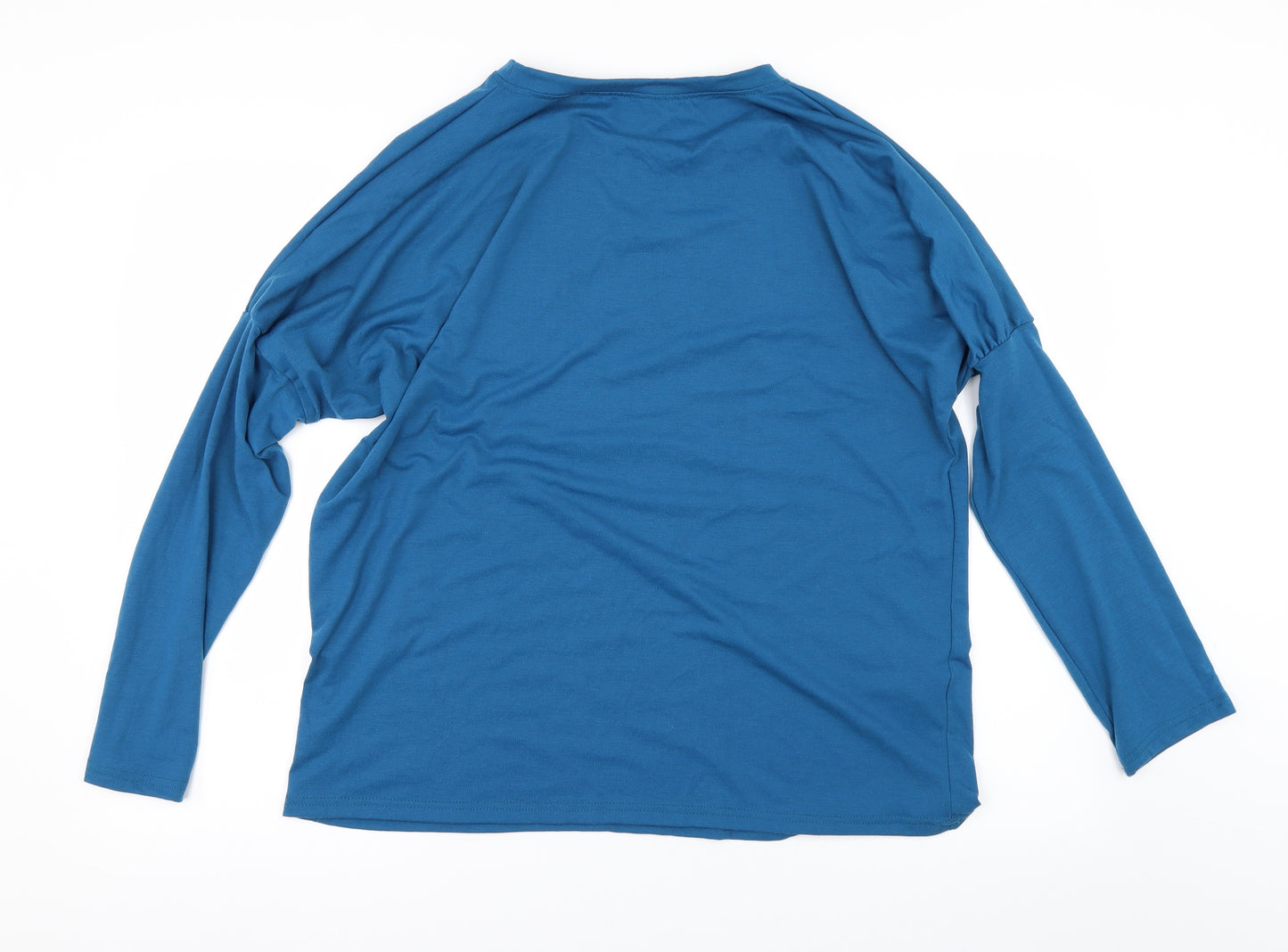 Preworn Womens Blue   Basic T-Shirt Size 3XL