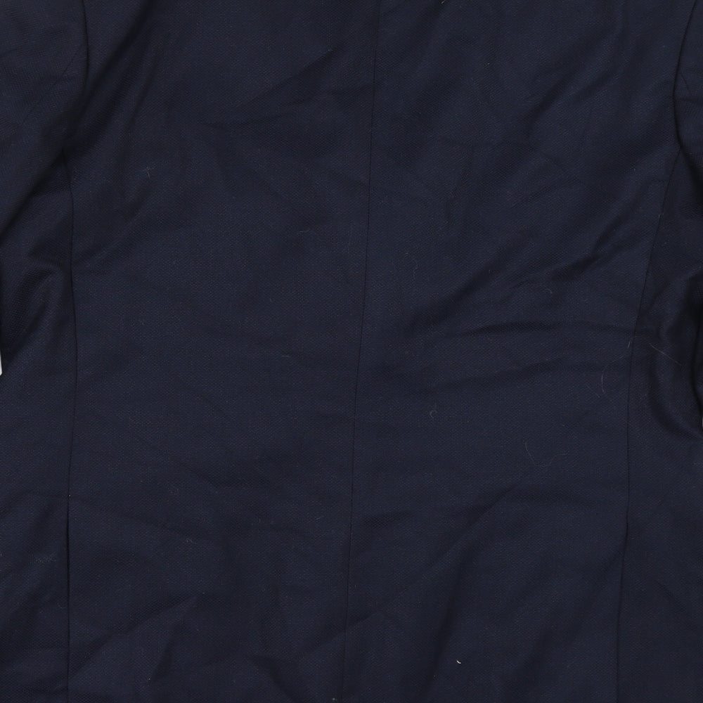 Cedar Wood State Mens Blue   Jacket Suit Jacket Size 40