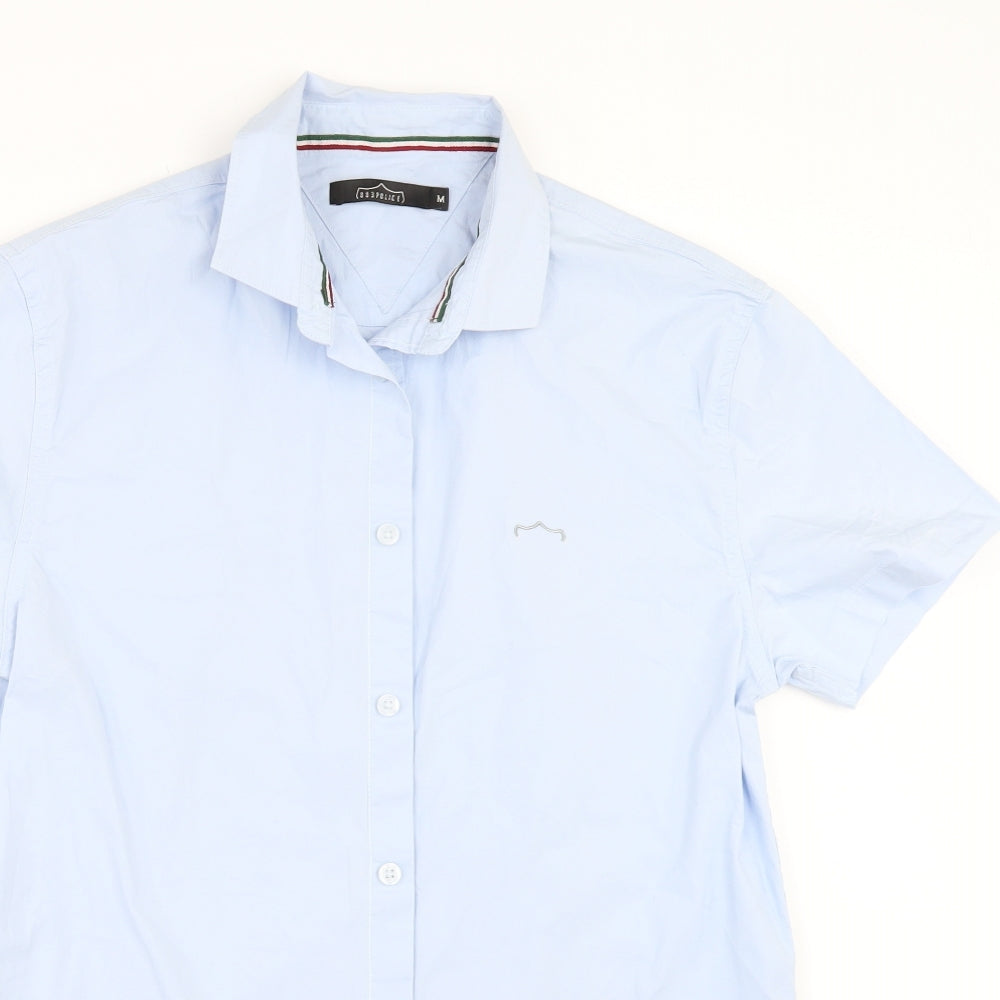 883 Police Mens Blue    Button-Up Size M