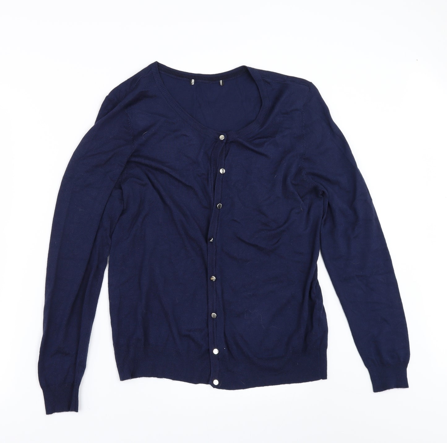 George Foreman Womens Blue   Cardigan Jumper Size 14