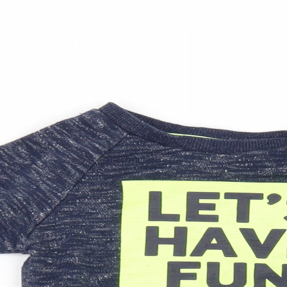 Primark Boys Blue   Pullover Jumper Size 0-3 Months