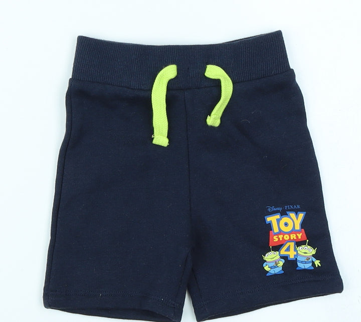 Disney Boys Blue   Jogger Trousers Size 6-9 Months  - Toy Story Aliens