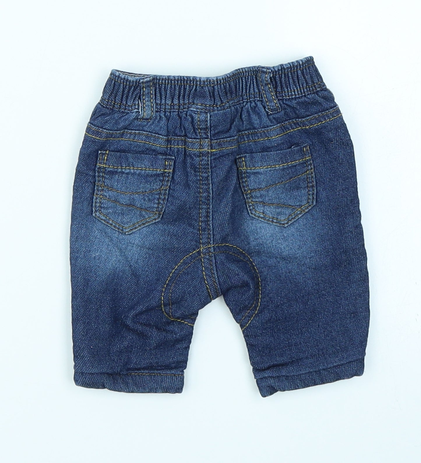 NEXT Baby Blue  Denim Cropped Jeans Size 0-3 Months