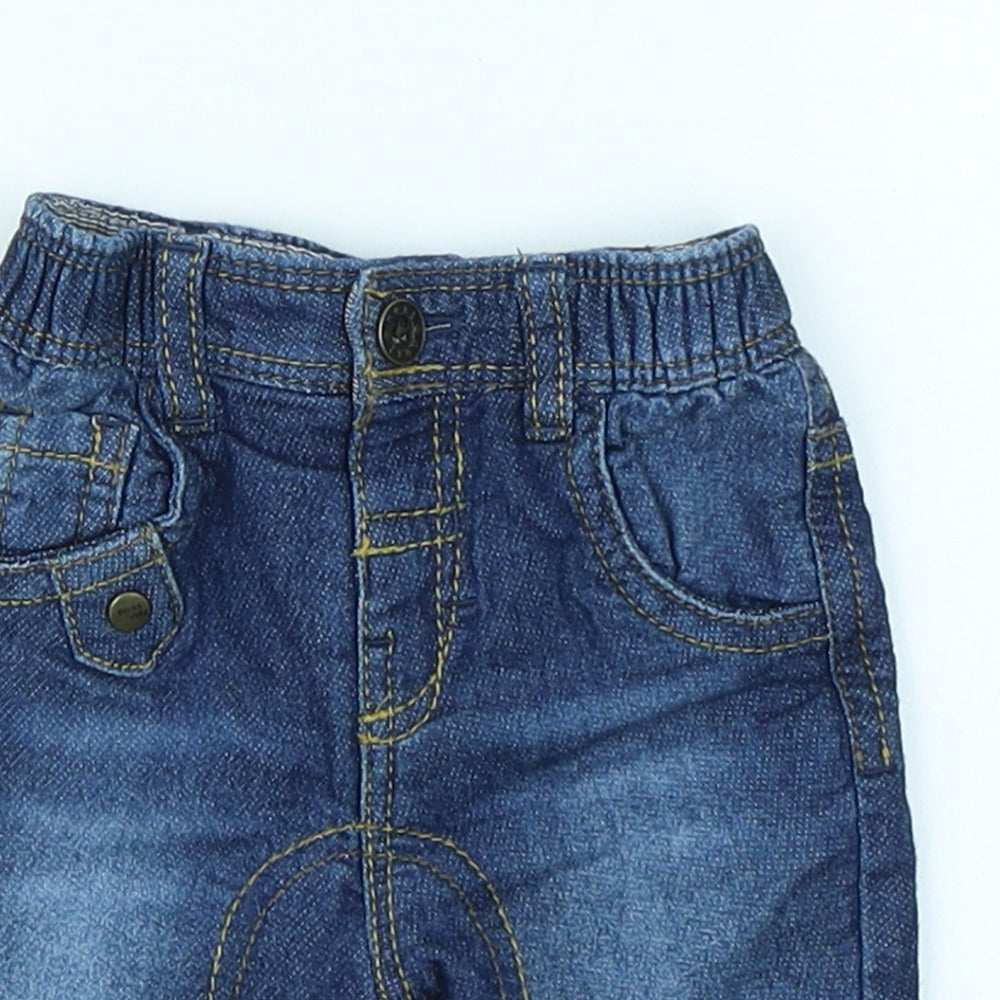 NEXT Baby Blue  Denim Cropped Jeans Size 0-3 Months