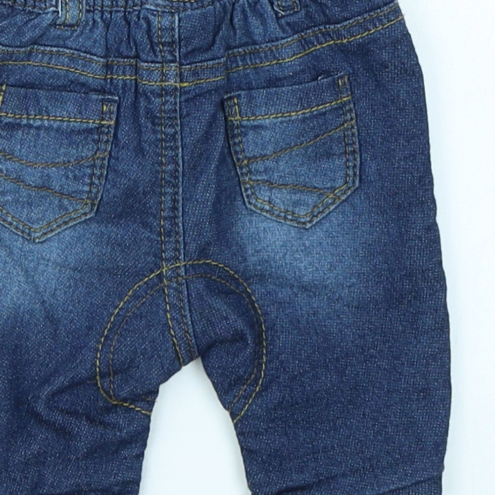 NEXT Baby Blue  Denim Cropped Jeans Size 0-3 Months