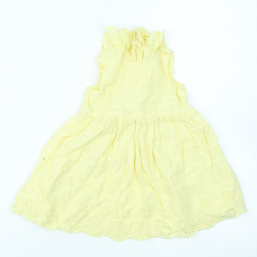 George Girls Yellow   Fit & Flare  Size 3-6 Months