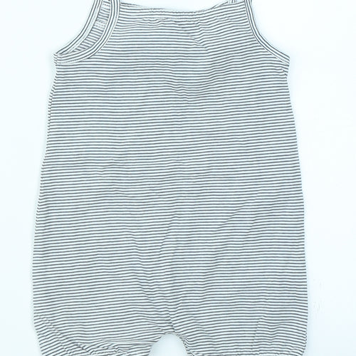 TU Girls Black Striped  Romper One-Piece Size 6-9 Months