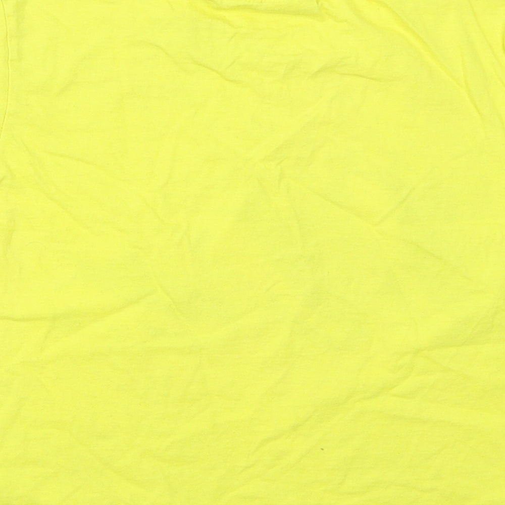 Fruit of the Loom Boys Yellow   Basic T-Shirt Size 5-6 Years