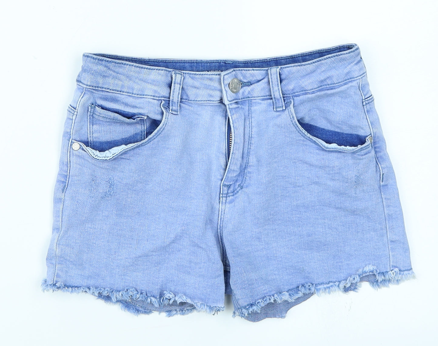 Denim Co Girls Blue  Denim Cut-Off Shorts Size 12-13 Years