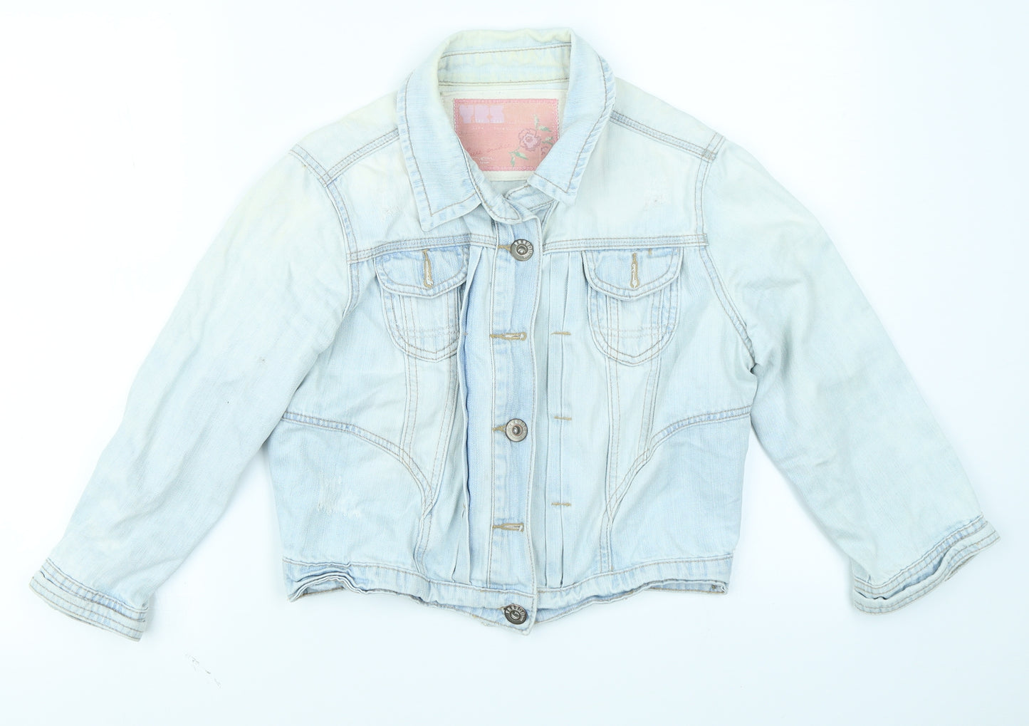 New Look Womens Blue  Denim Jacket  Size 14