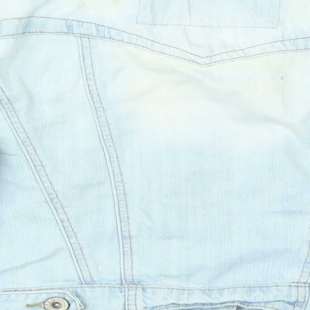 New Look Womens Blue  Denim Jacket  Size 14