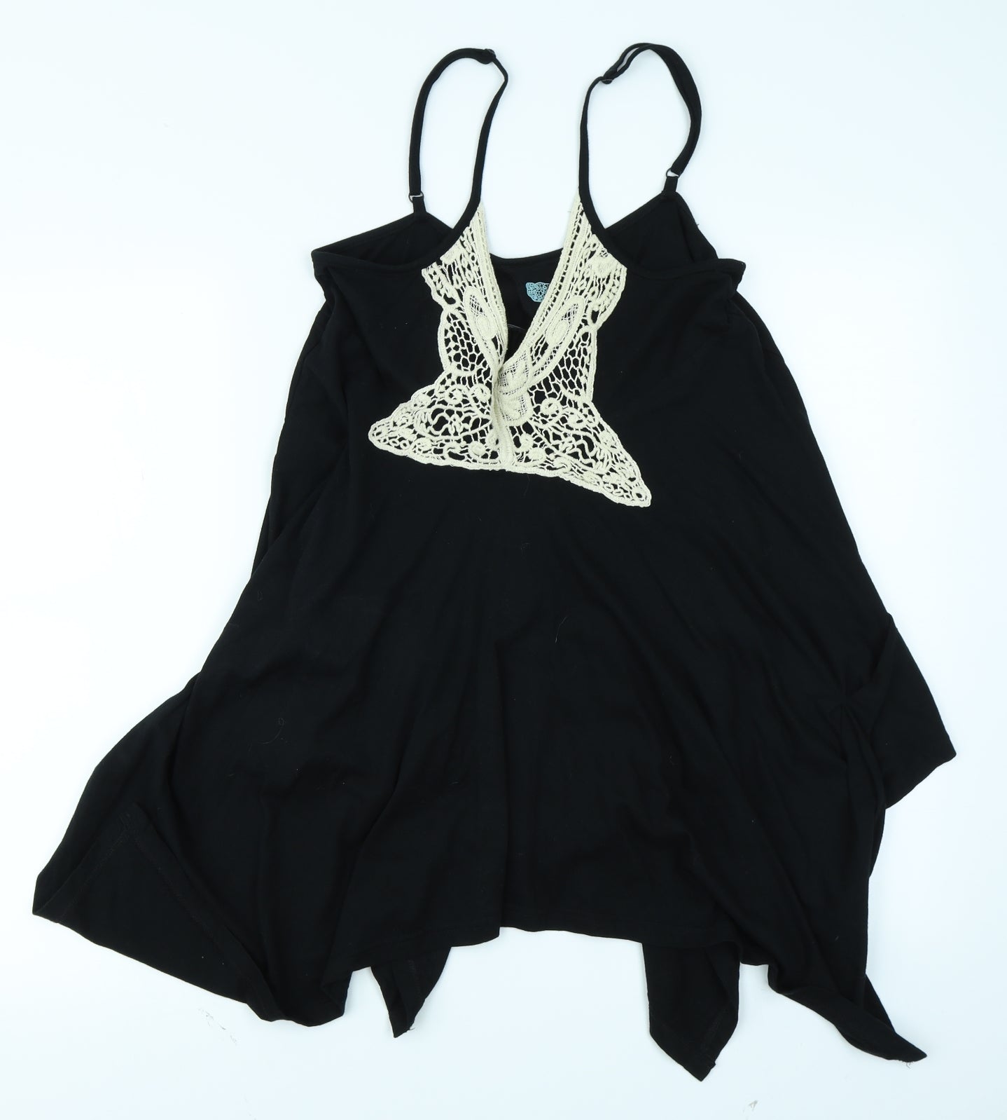 Denim Co Womens Black   Basic T-Shirt Size 12