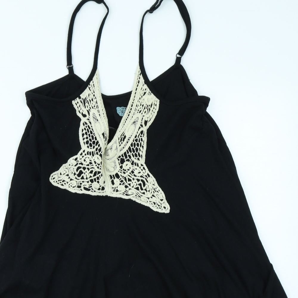 Denim Co Womens Black   Basic T-Shirt Size 12