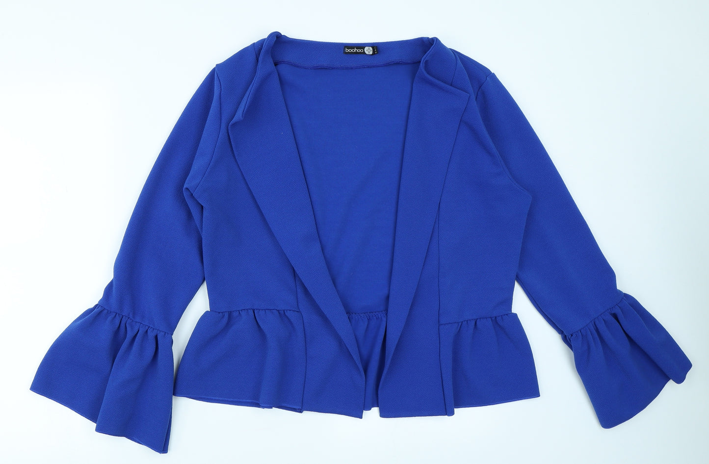 Boohoo Womens Blue   Jacket Blazer Size 18
