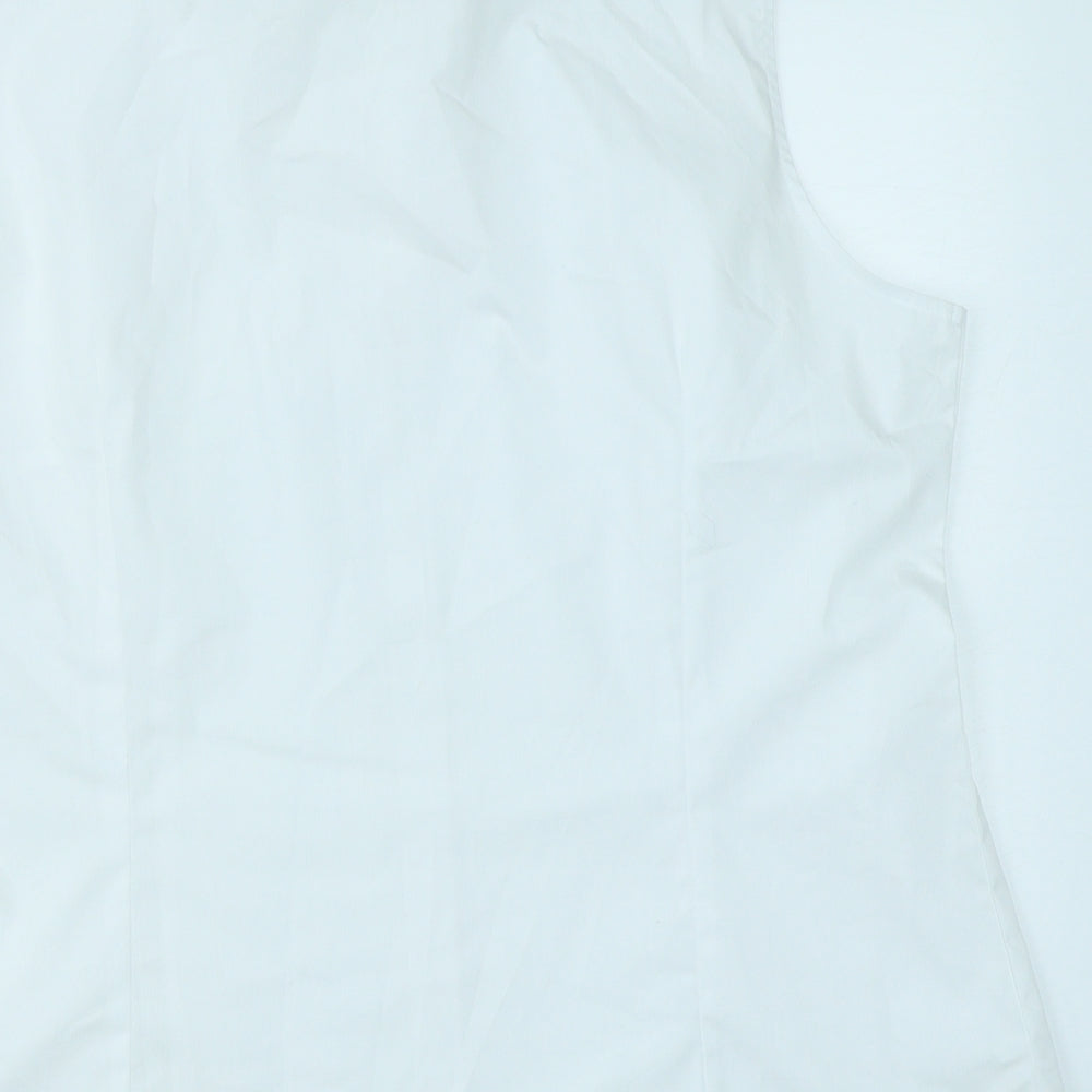 M&S Collection Womens White   Basic Button-Up Size 16