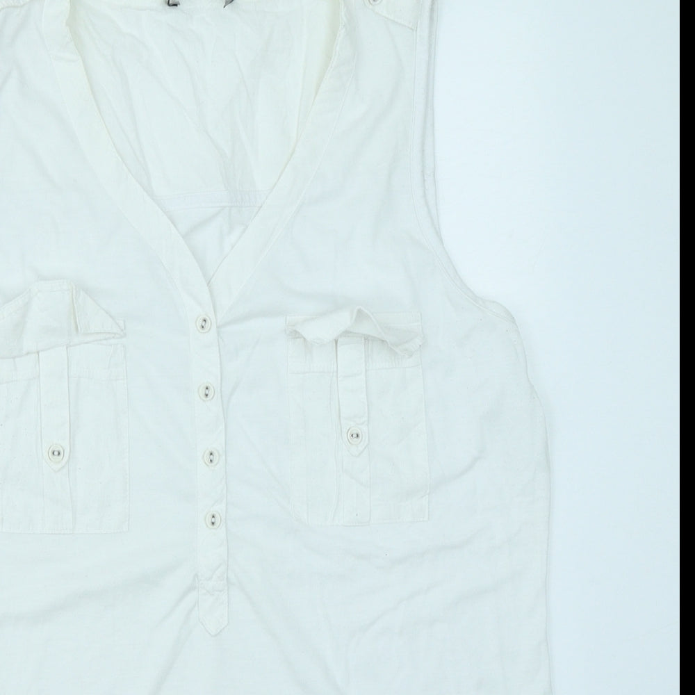 George Womens White   Basic Tank Size 18
