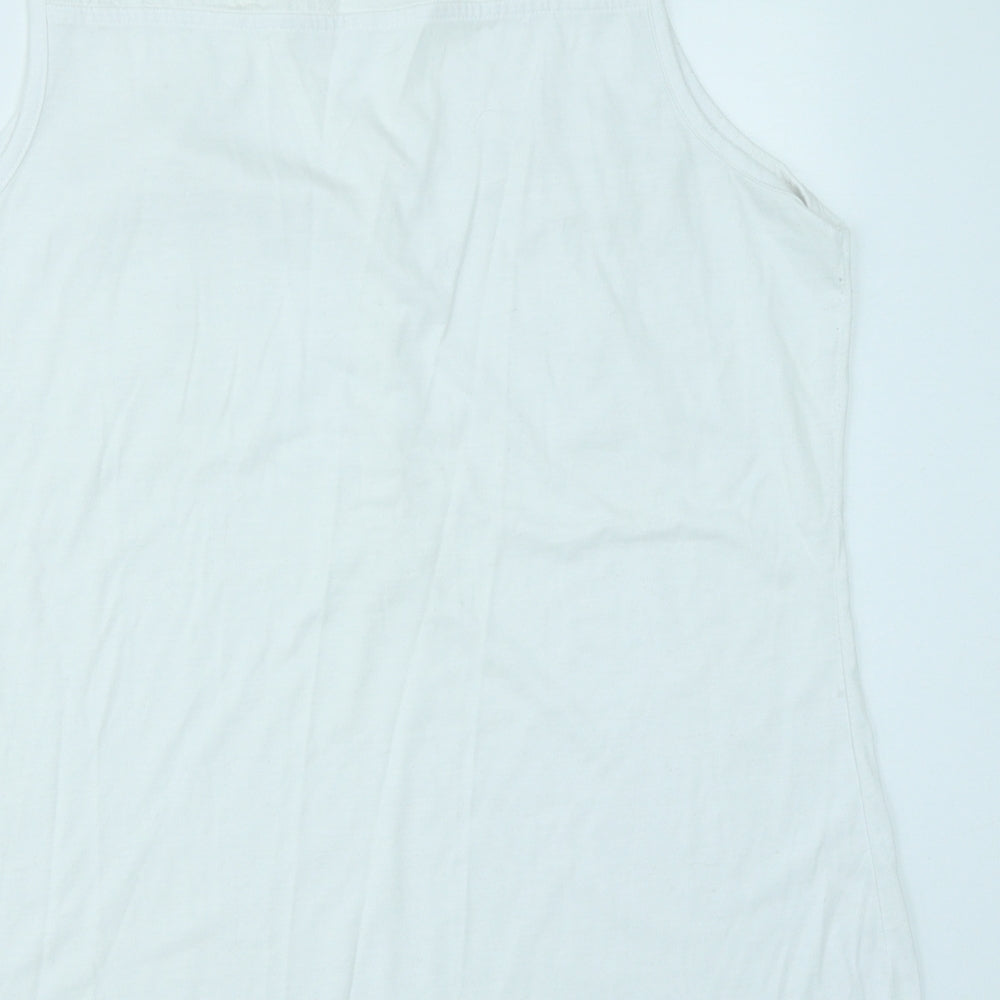 George Womens White   Basic Tank Size 18