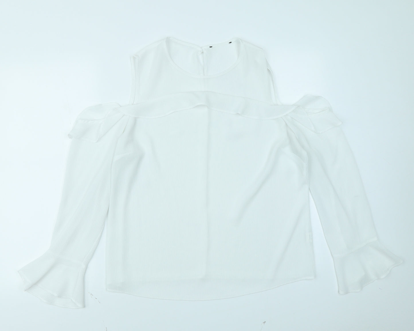 Atmosphere Womens White   Basic Blouse Size 16  - Cold Shoulder
