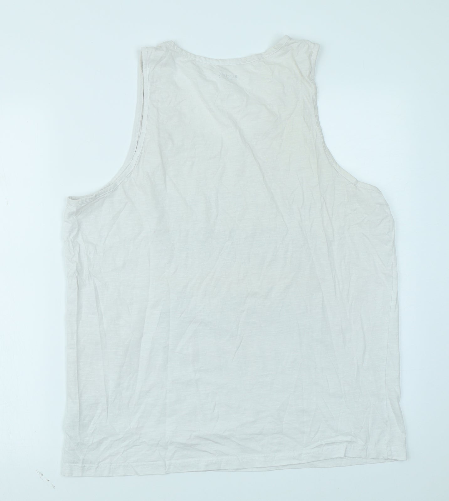 Burton Mens White    T-Shirt Size L