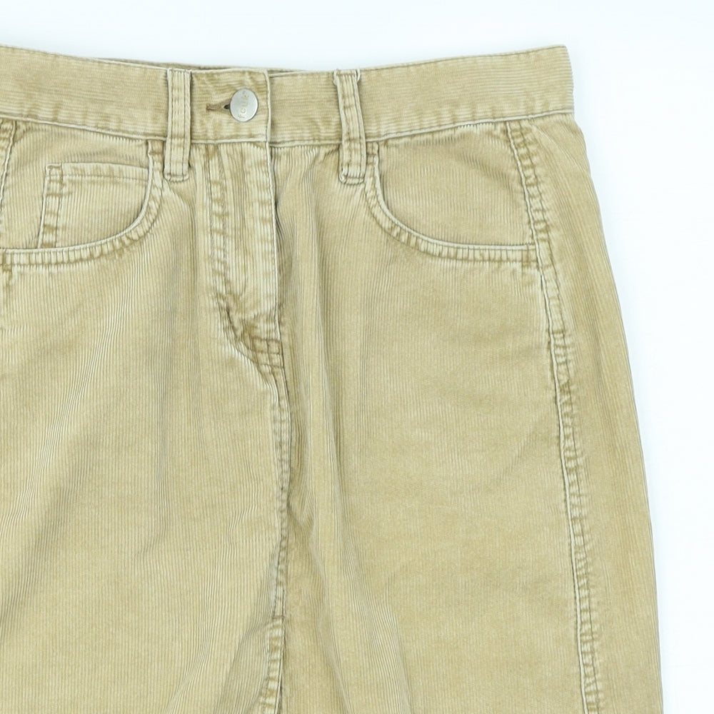 FCUK jeans Womens Brown  Corduroy A-Line Skirt Size 8