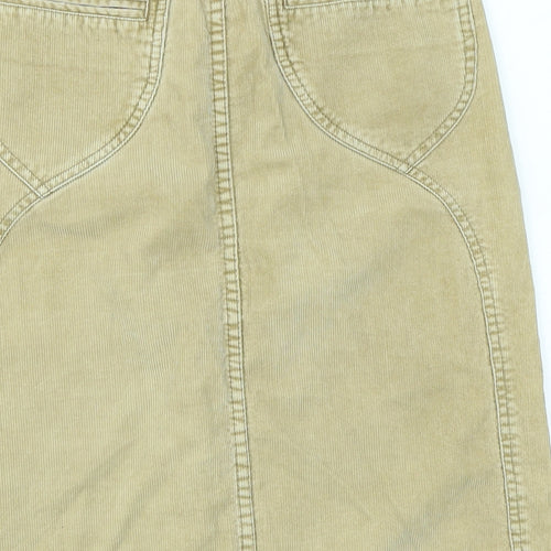 FCUK jeans Womens Brown  Corduroy A-Line Skirt Size 8
