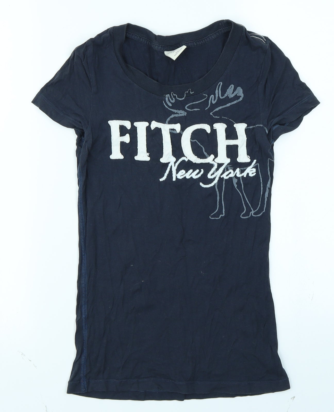 Abercrombie & Fitch Womens Blue   Basic T-Shirt Size S