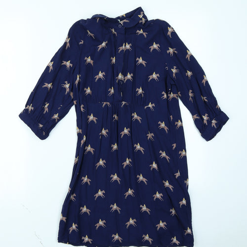 Joules Womens Blue   Skater Dress  Size 8