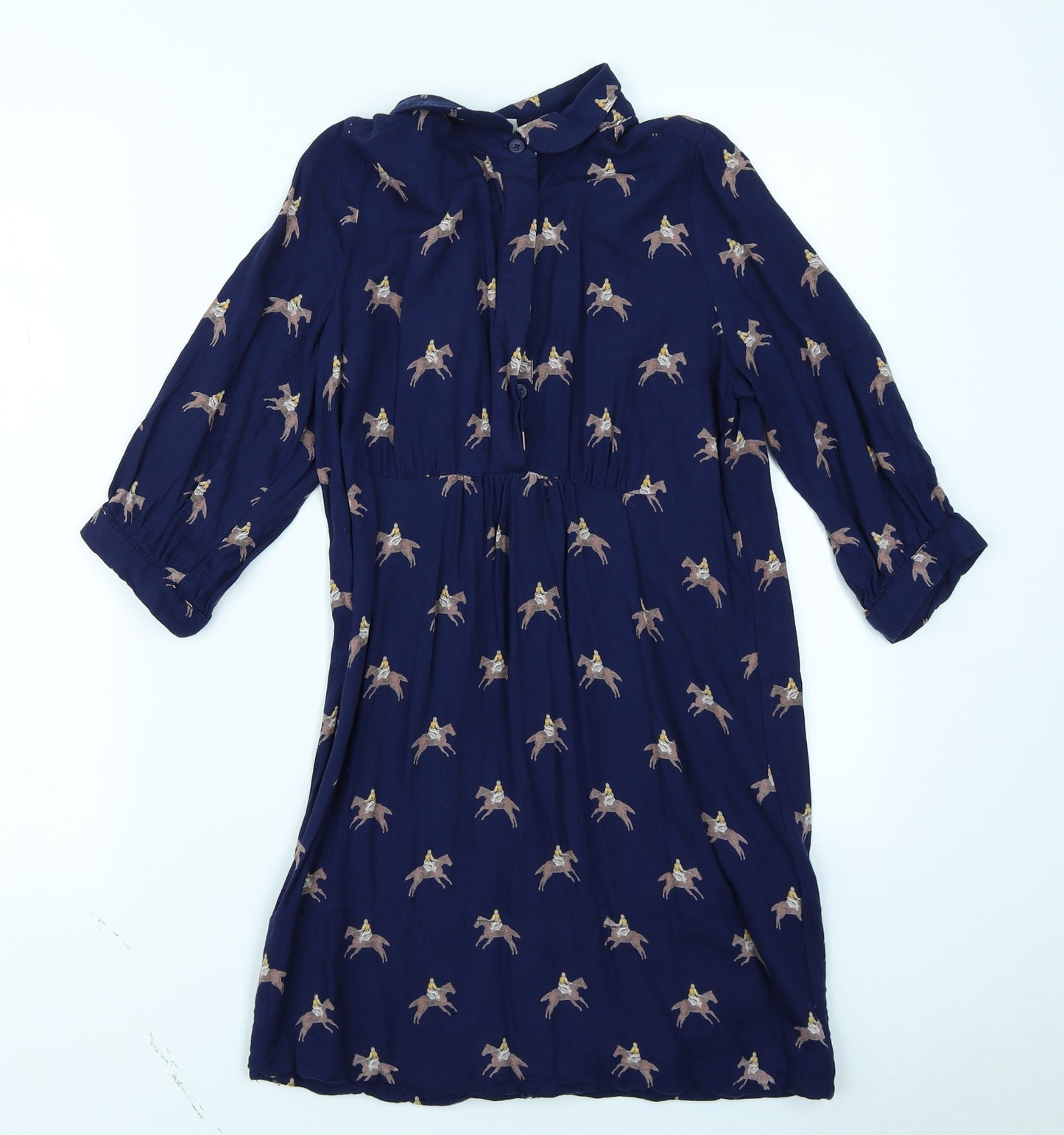 Joules Womens Blue   Skater Dress  Size 8