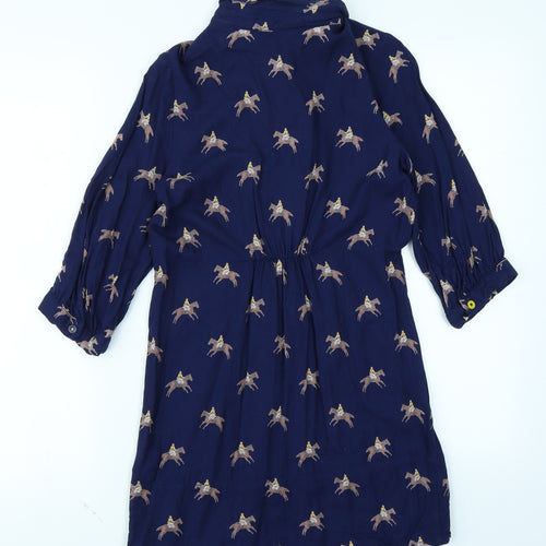 Joules Womens Blue   Skater Dress  Size 8