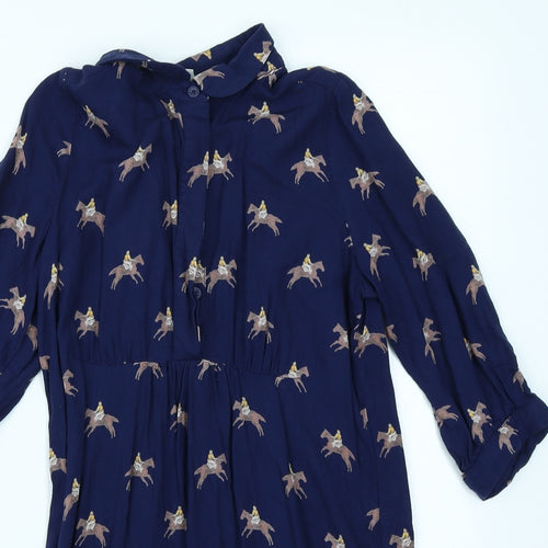 Joules Womens Blue   Skater Dress  Size 8