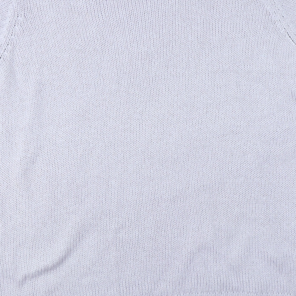 New Look Womens Purple  Knit Pullover Jumper Size 28