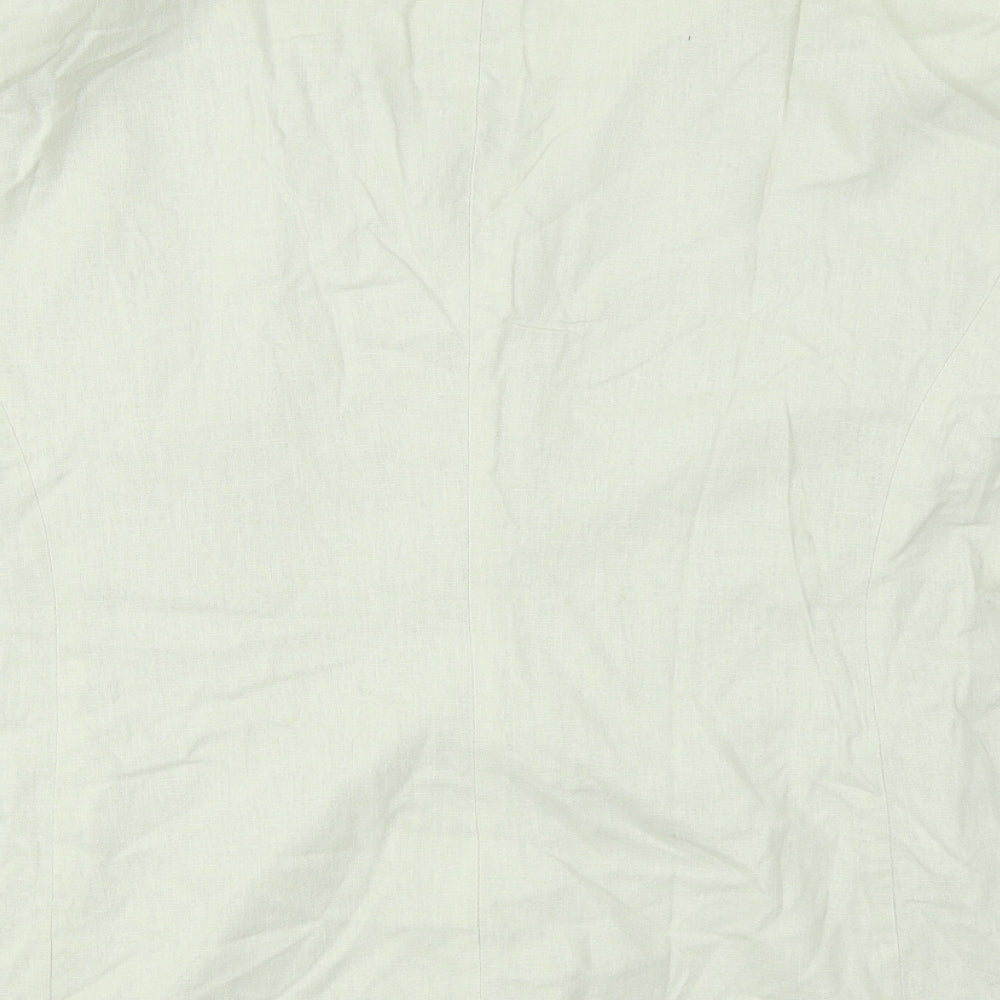 BM Collection Womens Beige   Jacket Blazer Size 26  - Short sleeve